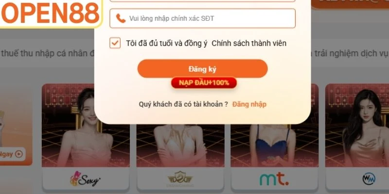 Các điều kiện người mới cần chuẩn bị đăng ký Open88 